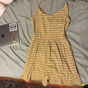 Striped Sleeveless Knit Romper Wild Fable™ Gold